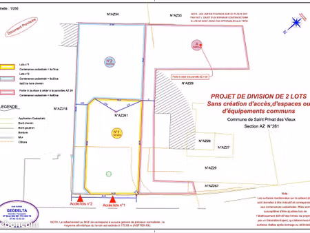 terrain st privat des vieux