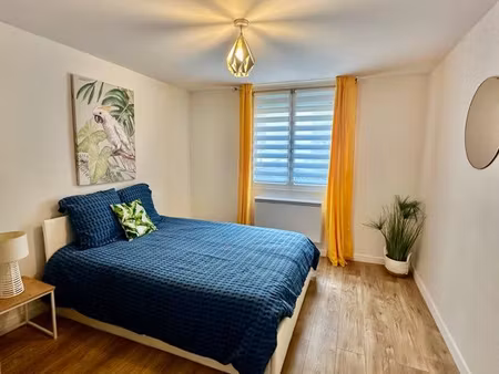 duplex meublé avec cour proche plage