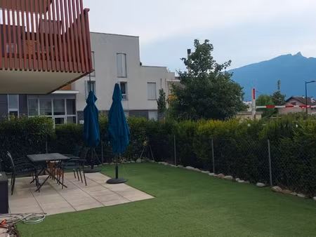 t3 rez de jardin avec garage aix-les-bains