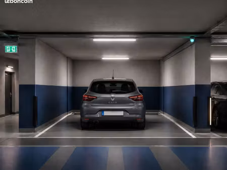 place de parking fermée