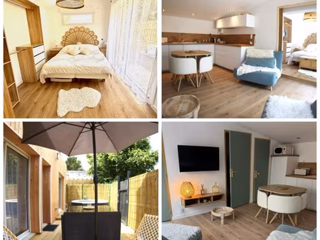 location petite maison meublée / studio climatisé recente au calme avec terrasse