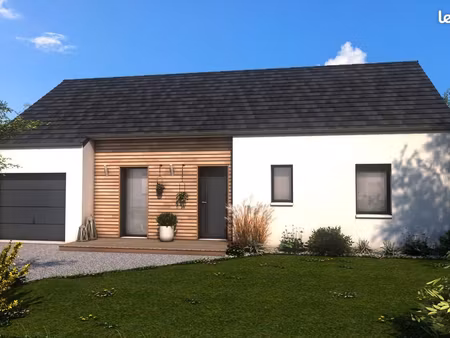 projet de construction d'une maison 74.91 m² avec terrain à la croisille (27)