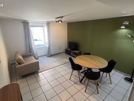 appartement 2 pièces meublé 38 m² rénové – 550 – secteur calme