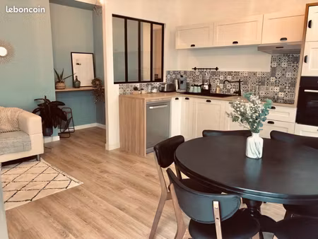 ◊ appartement entier meublé 95 m² – 4 chambres + 1 mezzanine / 4 sdb – tram 1 min ?