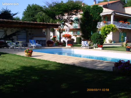 vds villa avec piscine 6x12 sur 5000m2 arboré clôturé et gazon