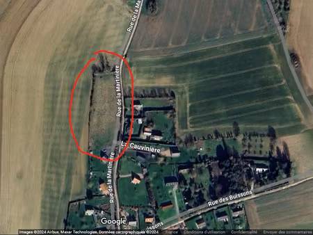 terrain à bâtir 1700 m²