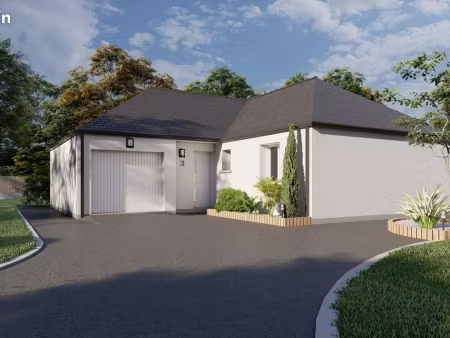 projet de construction d'une maison 71.42 m² avec terrain à ruffigne (44)