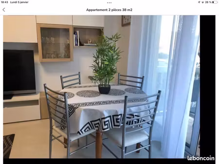 appartement 38m2 rdc surélève