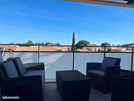 appartement t2 à 200m de l'étang de thau