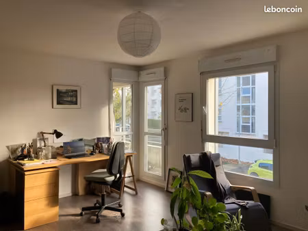 appartement t3 lumineux de 63 m² avec balcon — dpe c — chartres