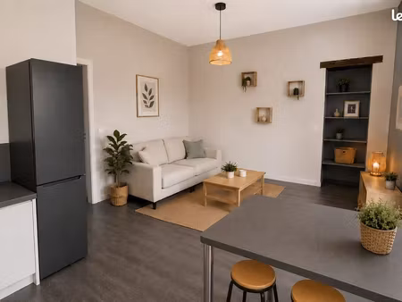 t2 lumineux non meuble – cuisine équipée –tram à 400 m
