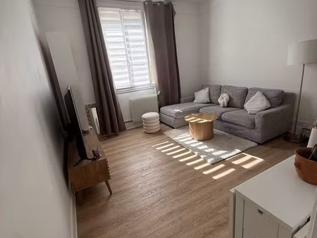 appartement 50m² entièrement rénové – rez-de-chaussée surélevé – quartier calme  proche ne