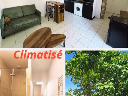t2 neuf climatisé jardin