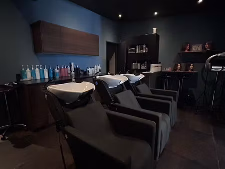 salon de coiffure murs et fond