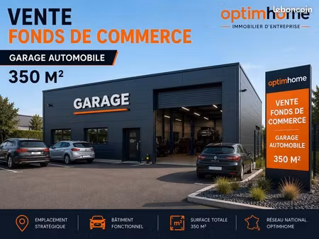 fonds de commerce autos 350 m²