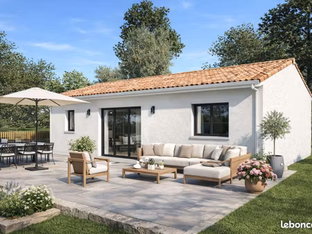 projet de construction d'une maison 62 m² avec terrain à belin-beliet (33)