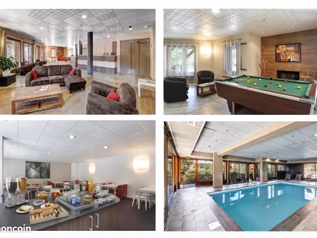 appart. t2 avec balcon en résidence hôtelière avec piscine intérieure lmnp - surface total