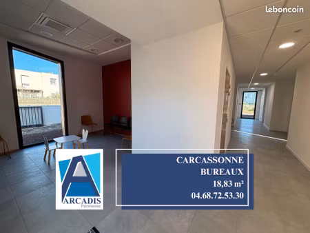 bureaux 19 m² carcassonne
