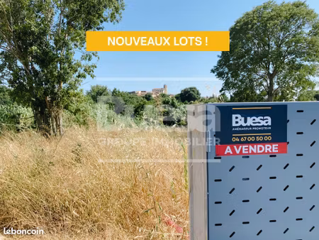 terrain à bâtir 569 m² corneilhan 34490
