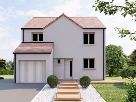 projet de construction d'une maison 98.79 m² avec terrain à la chevroliere (44)