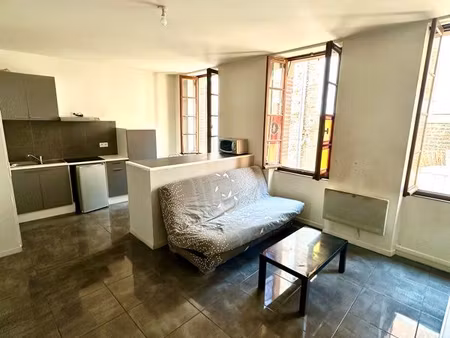 studio appartement meublé neuf 25m2 hyper centre ville albi + internet laverie