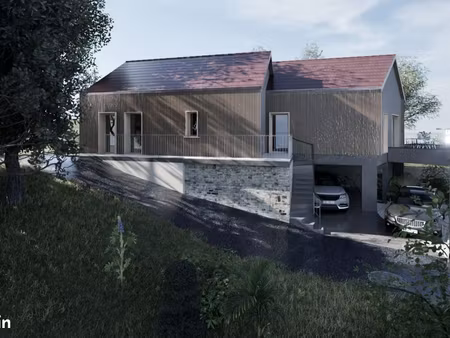 ornans - terrain 197 m2 avec permis de construire ■- places de parking prévues■toutes les 
