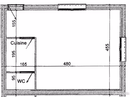 bureau 35 m² à louer à aniane - idéal profession libérale / indépendant