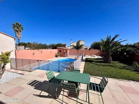 maison t4 3 faces de plain-pied avec piscine – ponteilla