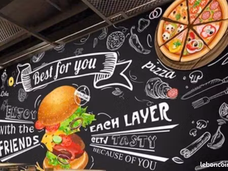 fond de commerce fast food/pizzeria