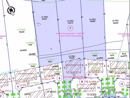 terrain 12630 m² pont l eveque
