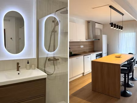 ? t3 meublé rénové avec climatisation – 67 m² – blagnac grand noble