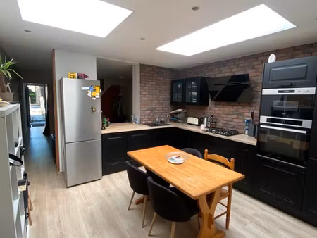 maison 94m2 avec jardin + parking  nouveau roubaix