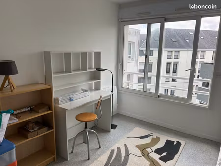 nantes centre – studio meublé 17 m² – quartier guist’hau / graslin – étage élevé – très lu