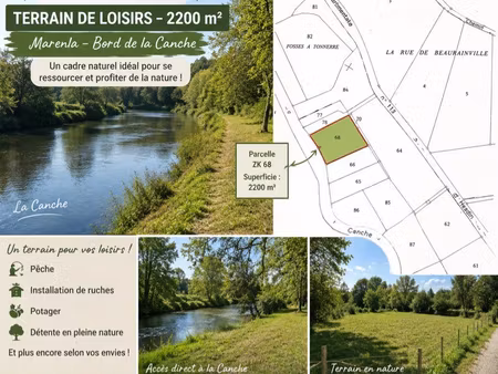 terrain de loisir au bord de la canche
