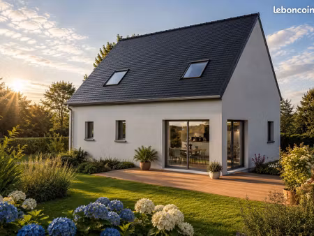 projet de construction d'une maison 100 m² avec terrain à cleder (29)