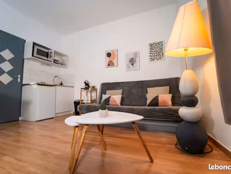 location t1 bis meublé et équipé gare st roch