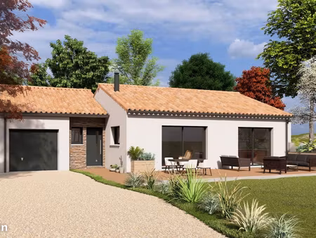 maison 98.22 m² avec terrain à aigrefeuille-sur-maine (44)