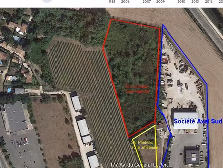 [à vendre] terrains professionnels / zone artisanale et agricole – roquemaure (30150)