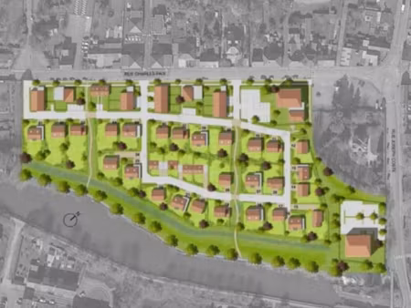 terrain 501 m² courchelettes