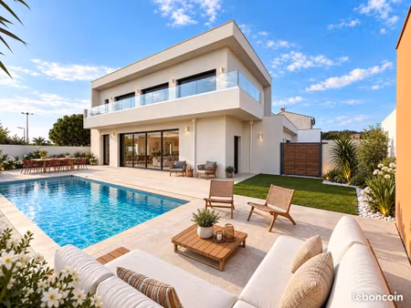 villa 220m + terrain 1050m2