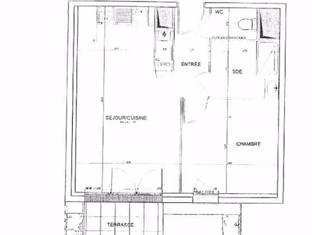 appartement 2 pièces 44 m²