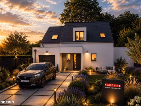 projet de construction d'une maison 116 m² avec terrain à guidel (56)