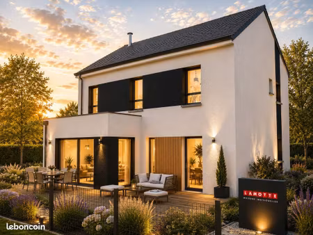 projet de construction d'une maison 135 m² avec terrain à elliant (29)
