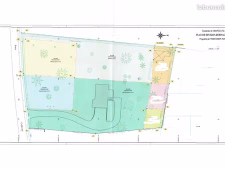 terrain constructible 722m2