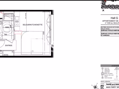 appartement 31.2m² à louer 904 - saint-ouen 93400
