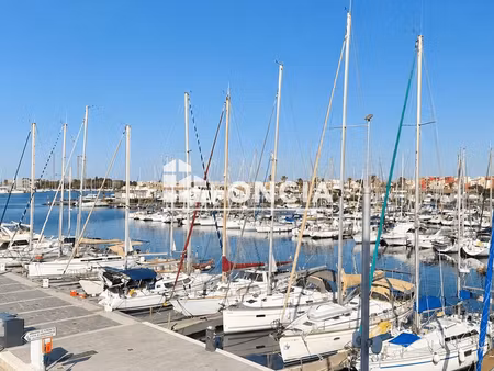cap d'agde centre port - grand t3 lumineux - magnifique vue port