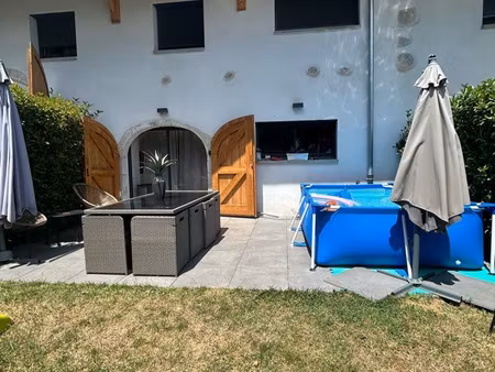 t5 duplex 102 m² rénové – 4 chambres – jardin  terrasse  garage – sillingy - lugy (74 haut
