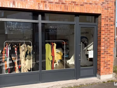 fonds de commerce couture – 50 m² – fort passage – roubaix