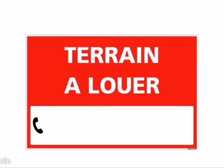 loue terrain zone artisanale