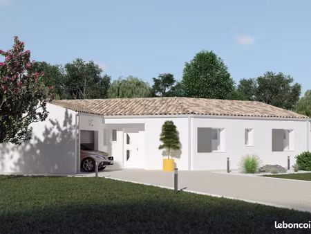 projet de construction d'une maison 3 chambres de 94.95 m² sur un terrain à bâtir de 591 m